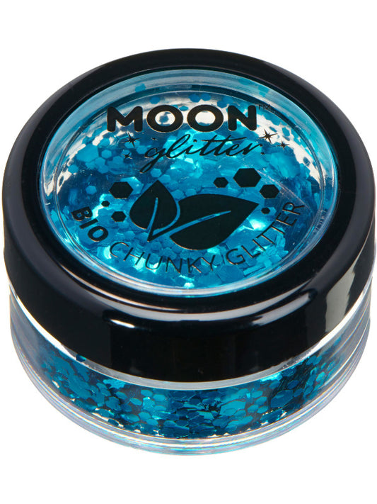 Adult Moon Glitter Bio Chunky Glitter Blue