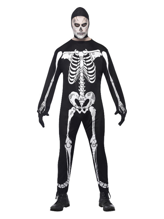 Adult Skeleton Costume Black