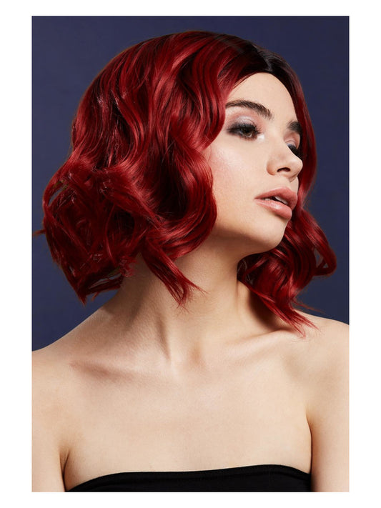 Fever Kourtney Wig Two Toned Blend Ruby Red