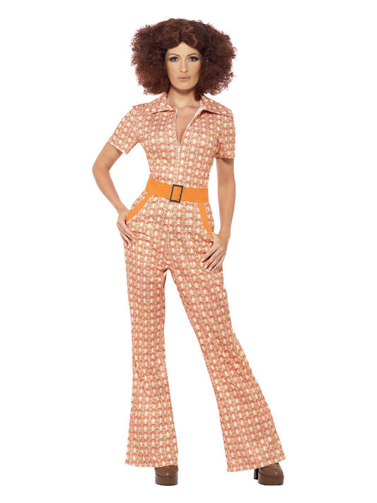 Authentic 70s Chic Costume Orange