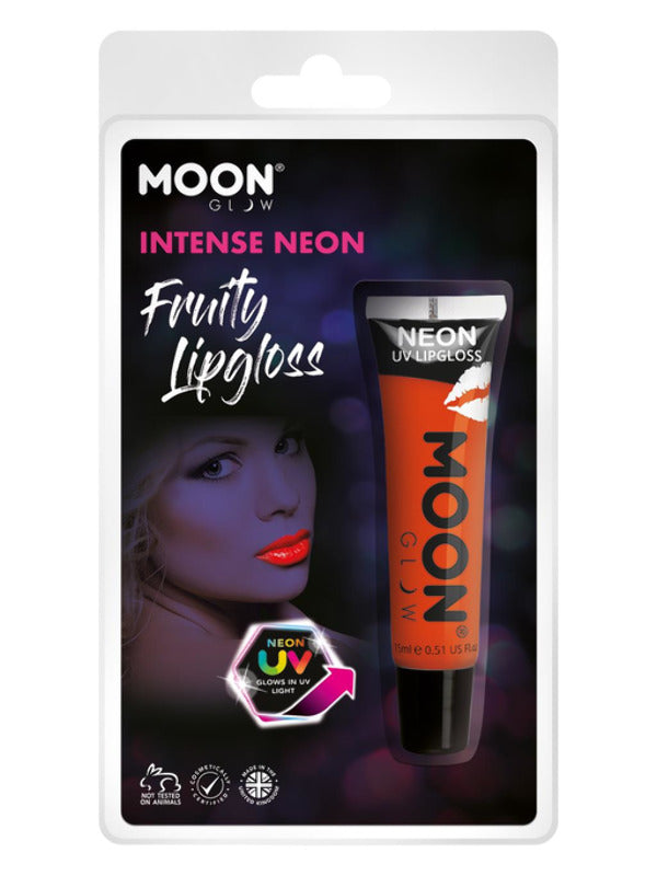 Adult Moon Glow Intense Neon UV Fruity Lipgloss Orange