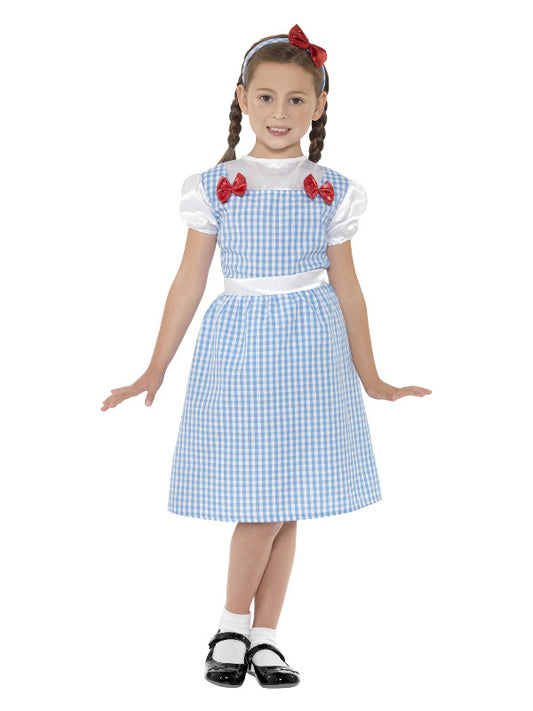 Kids Country Girl Costume Blue