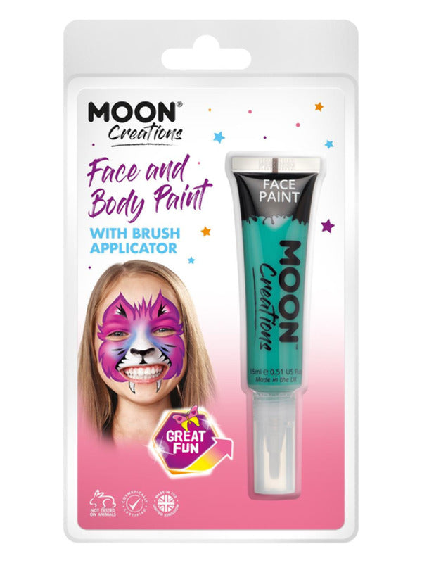 Adult Moon Creations Face  Body Paints Turquoise (2)