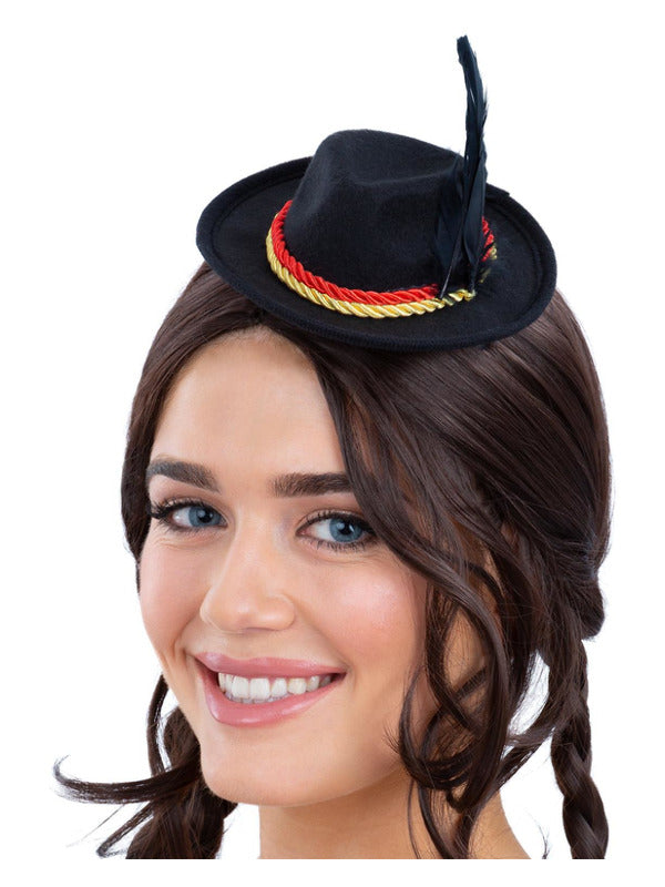 Mini Bavarian Trenker Hat Black