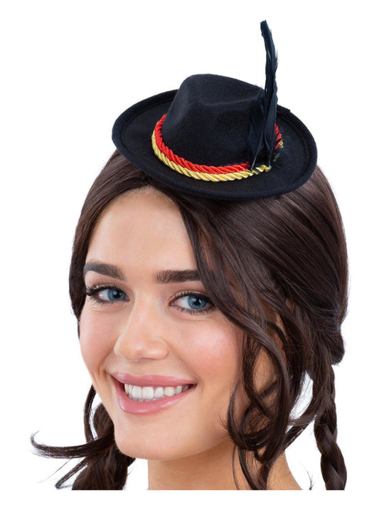 Mini Bavarian Trenker Hat Black