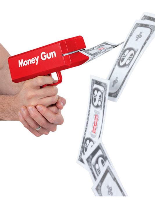 Make It Rain Money Gun with 100pcs Paper Currency