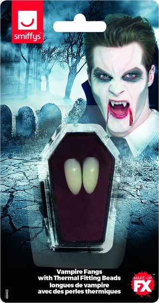 Smiffys MakeUp FX Vampire Fangs White