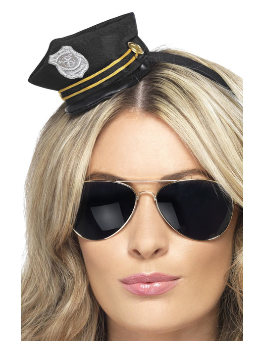 Mini Cop Hat Black