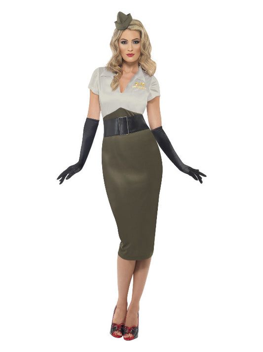 WW2 Army Pin Up Spice Darling Costume Green