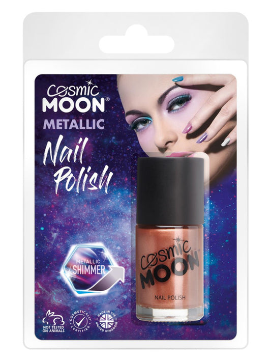 Adult Cosmic Moon Metallic Nail Polish Rose Gold (2)