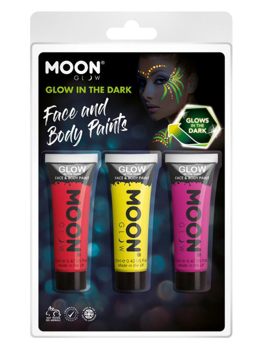 Adult Moon Glow  Glow in the Dark Face Paint