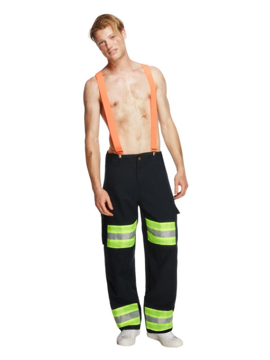 Fever Male Firefighter Costume Blue
