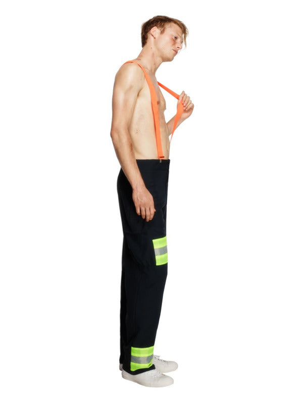 Fever Male Firefighter Costume Blue