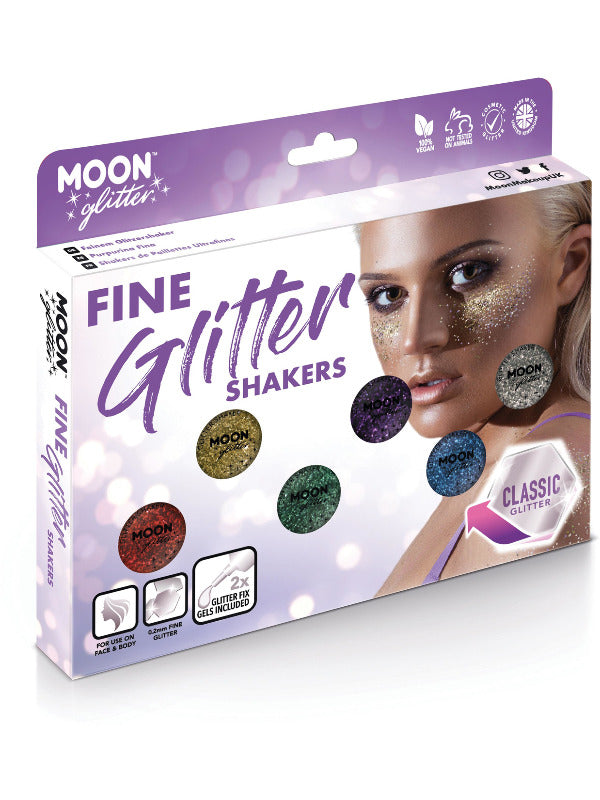 Moon Glitter Classic Fine Glitter Shaker Assorted