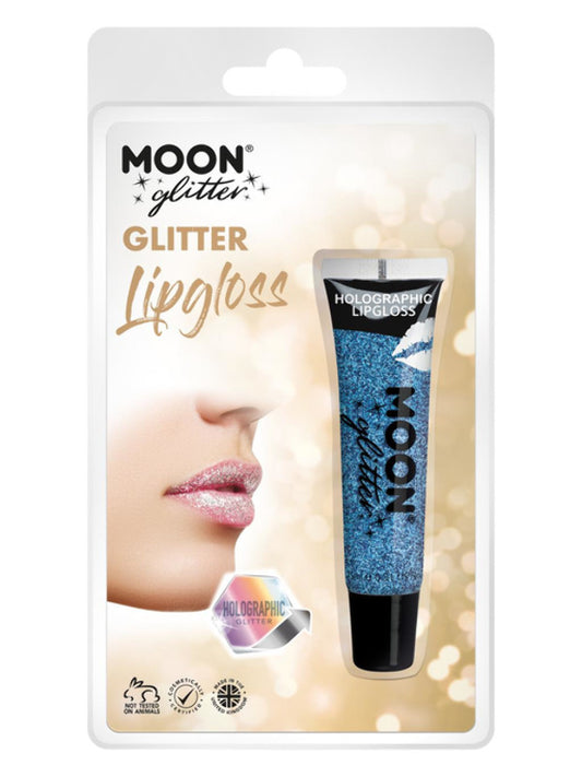 Adult Moon Glitter Holographic Glitter Lipgloss Blue (2)
