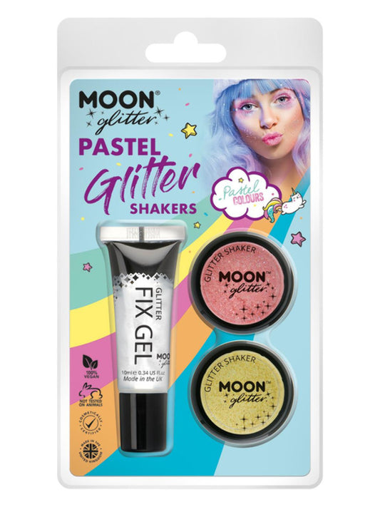 Adult Moon Glitter Pastel Glitter Shakers