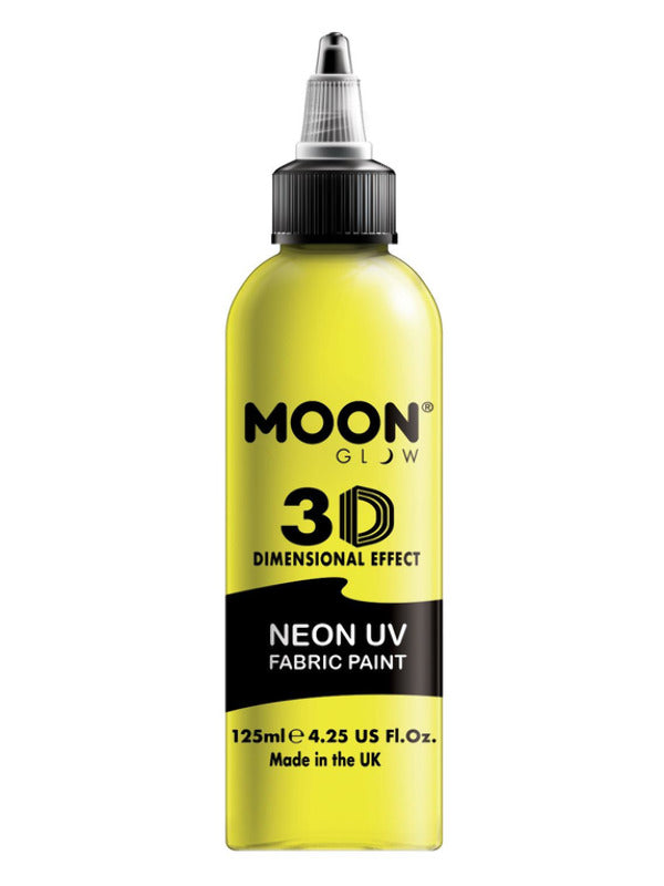Adult Moon Glow  Neon UV Intense Fabric Paint Yellow (2)