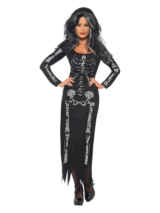 Adult Skeleton Costume Black (3)