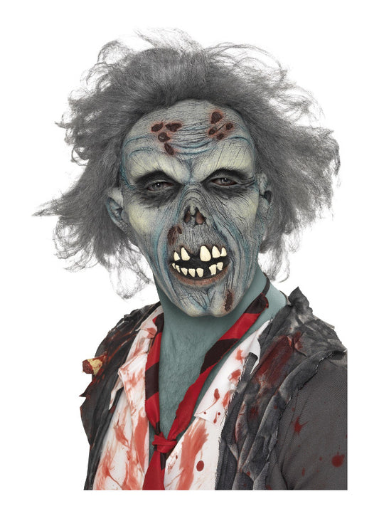 Decaying Zombie Mask Grey