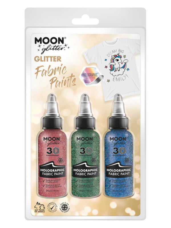 Adult Moon Glitter Holographic Glitter Fabric Paint (16)