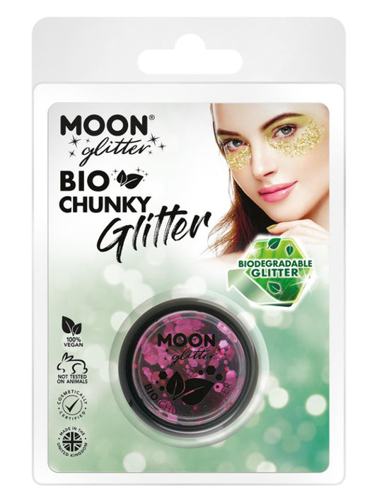 Adult Moon Glitter Bio Chunky Glitter Dark Rose (2)