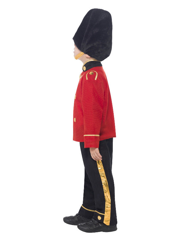 Kids Busby Guard Costume Red