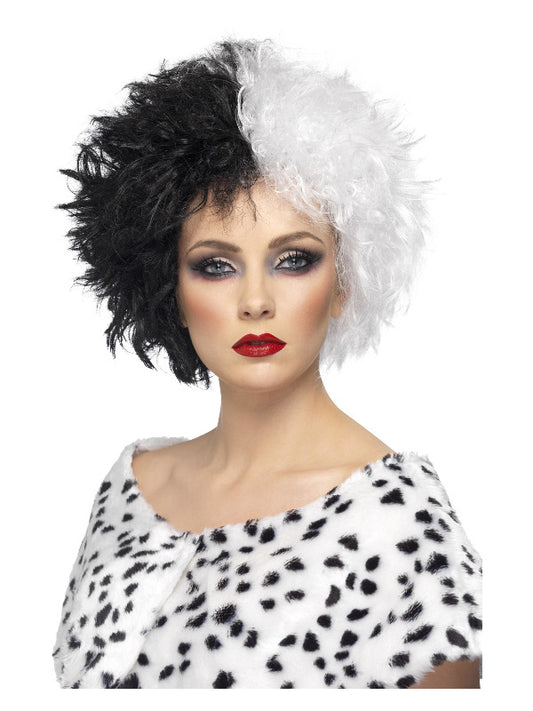 Evil Madame Wig Black  White