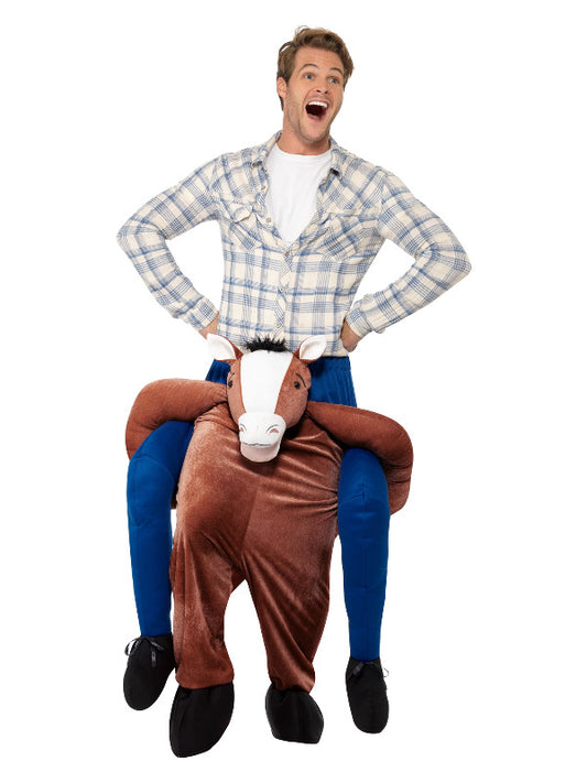 Piggyback Horse Costume Brown