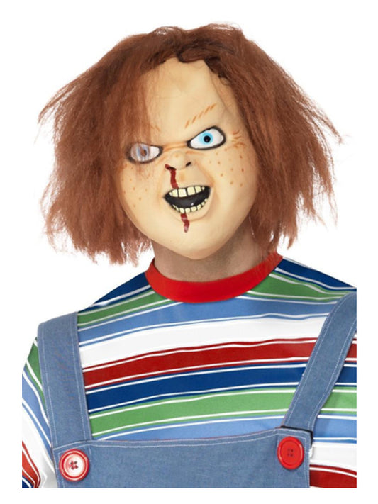 Adult Chucky Latex Mask Brown