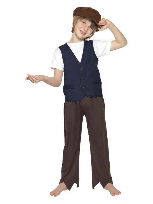 Kids Victorian Poor Peasant Boy Kit Brown