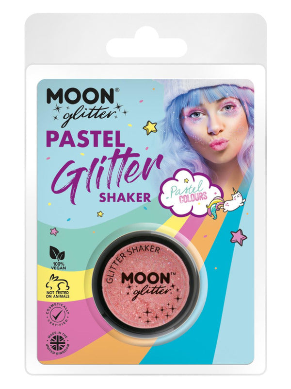 Adult Moon Glitter Pastel Glitter Shakers Coral (2)