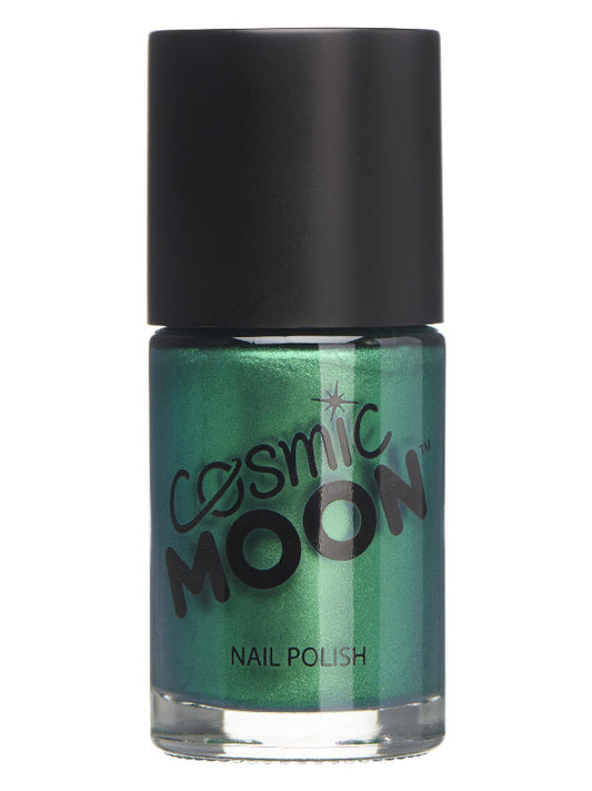 Adult Cosmic Moon Metallic Nail Polish Green