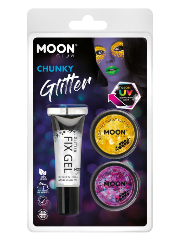 Adult Moon Glow  Neon UV Chunky Glitter (4)