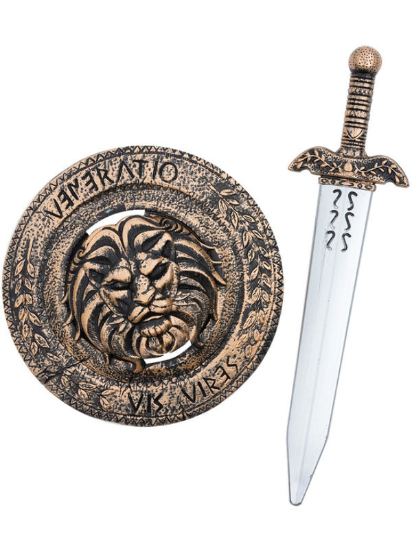 Gladiator Lion Shield 49cm  Sword 48cm