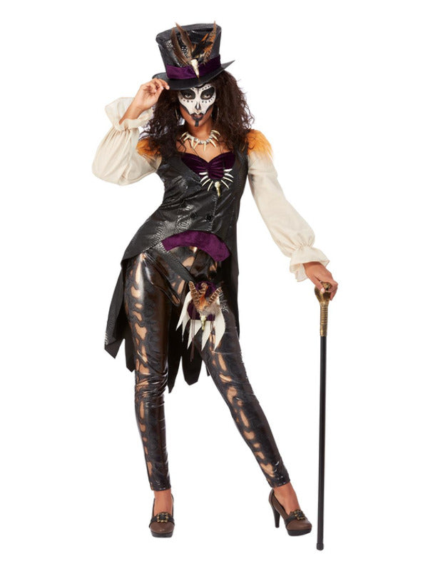 Deluxe Voodoo Witch Doctor Costume Black