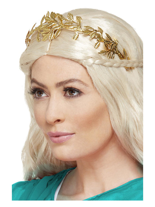 Grecian Leaf Headband Gold