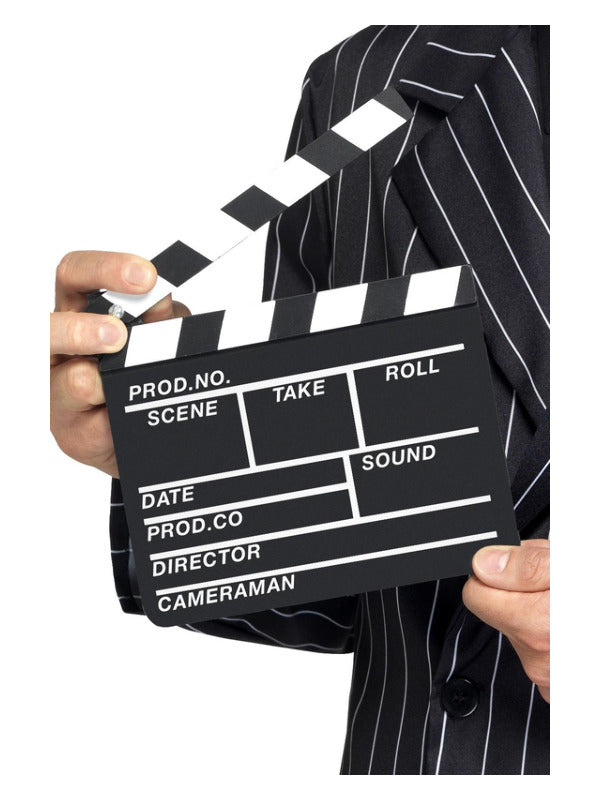 Hollywood Style Clapper Board Black