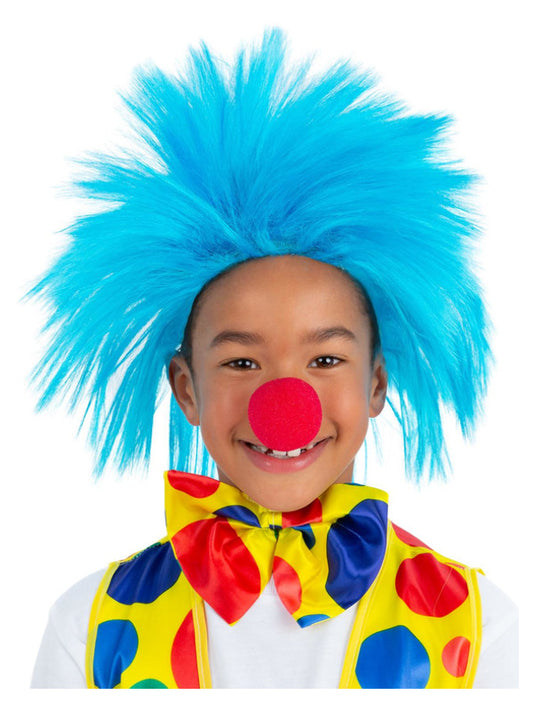 Kids Kids Blue Spike Wig
