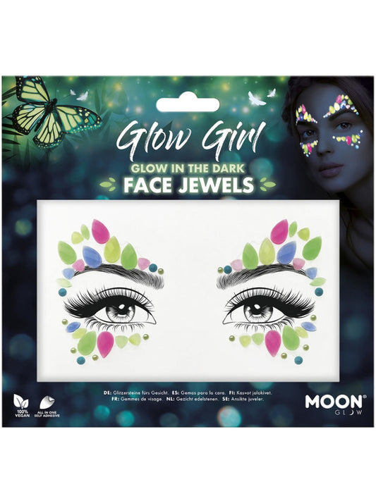 Moon Glow Face Jewels Glow Girl