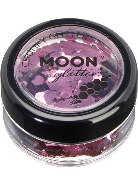 Adult Moon Glitter Classic Chunky Glitter Pink