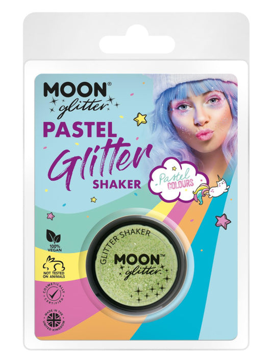 Adult Moon Glitter Pastel Glitter Shakers Mint (2)