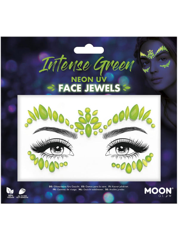 Moon Glow Face Jewels Intense Green