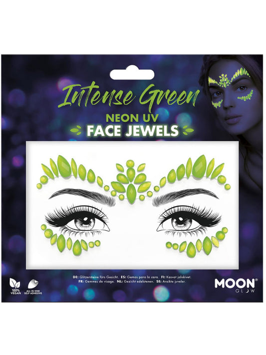 Moon Glow Face Jewels Intense Green