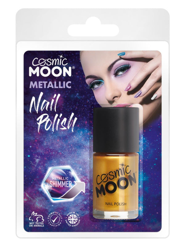 Adult Cosmic Moon Metallic Nail Polish Gold (2)
