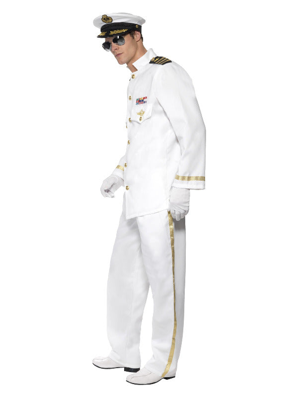 Deluxe Captain Costume White