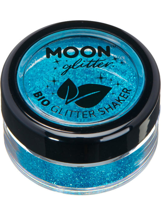Adult Moon Glitter Bio Glitter Shakers Blue