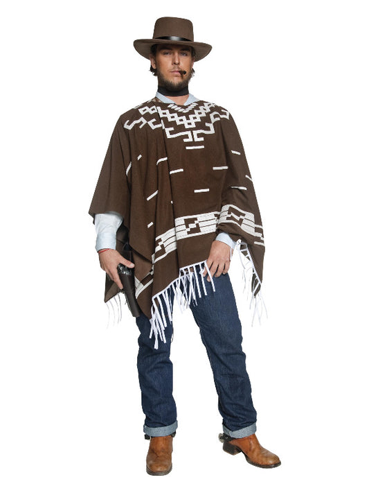 Authentic Western Wandering Gunman Costume Brown