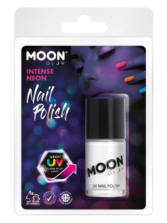 Adult Moon Glow Intense Neon UV Nail Polish White (2)