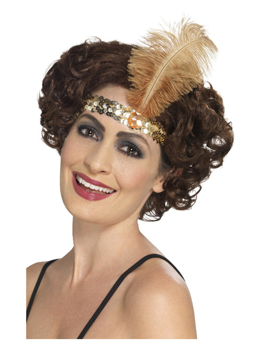 Flapper Headband Gold