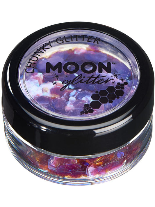 Adult Moon Glitter Iridescent Chunky Glitter Purple